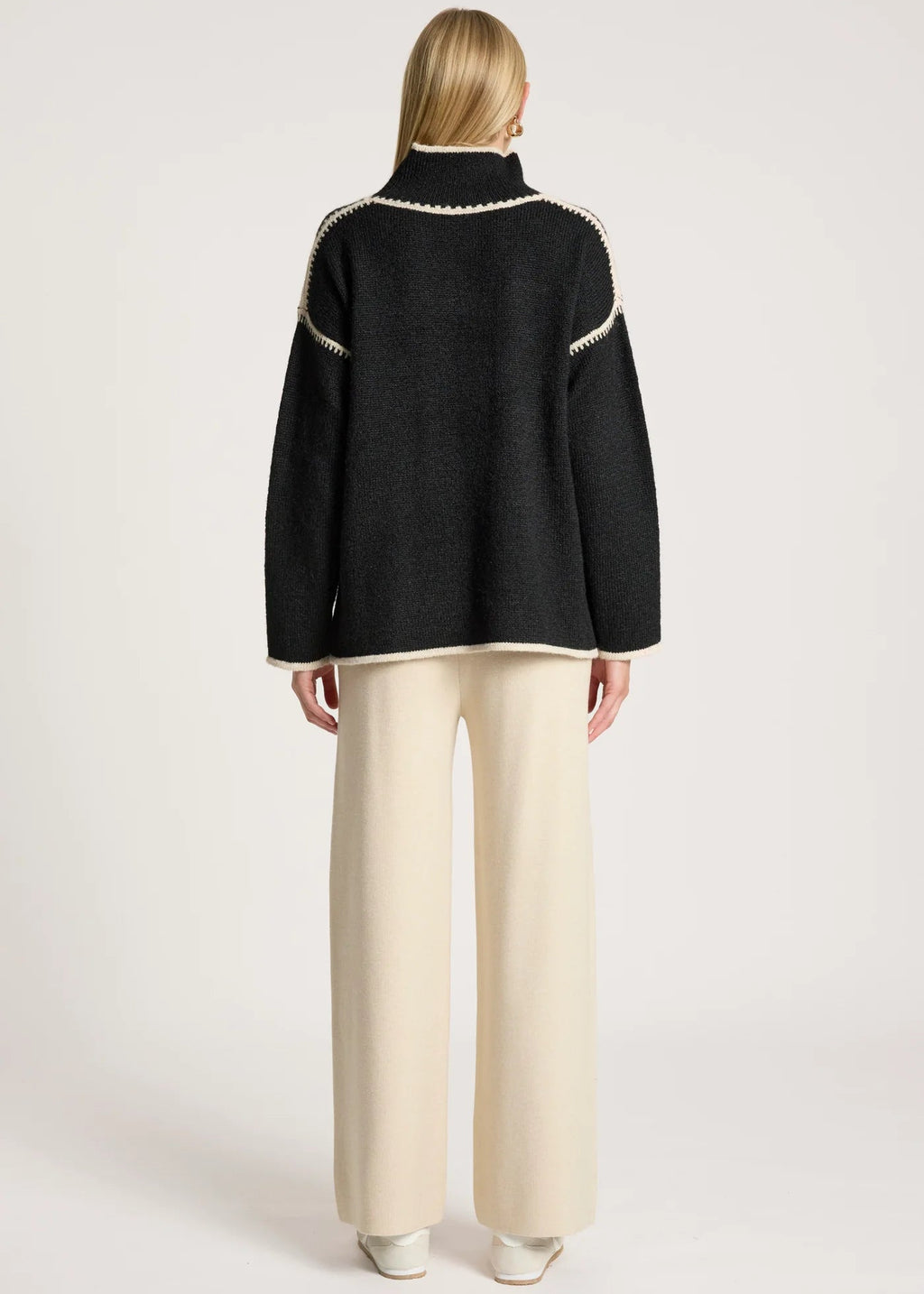 Eb & Ive Orin Jumper Black/Dune