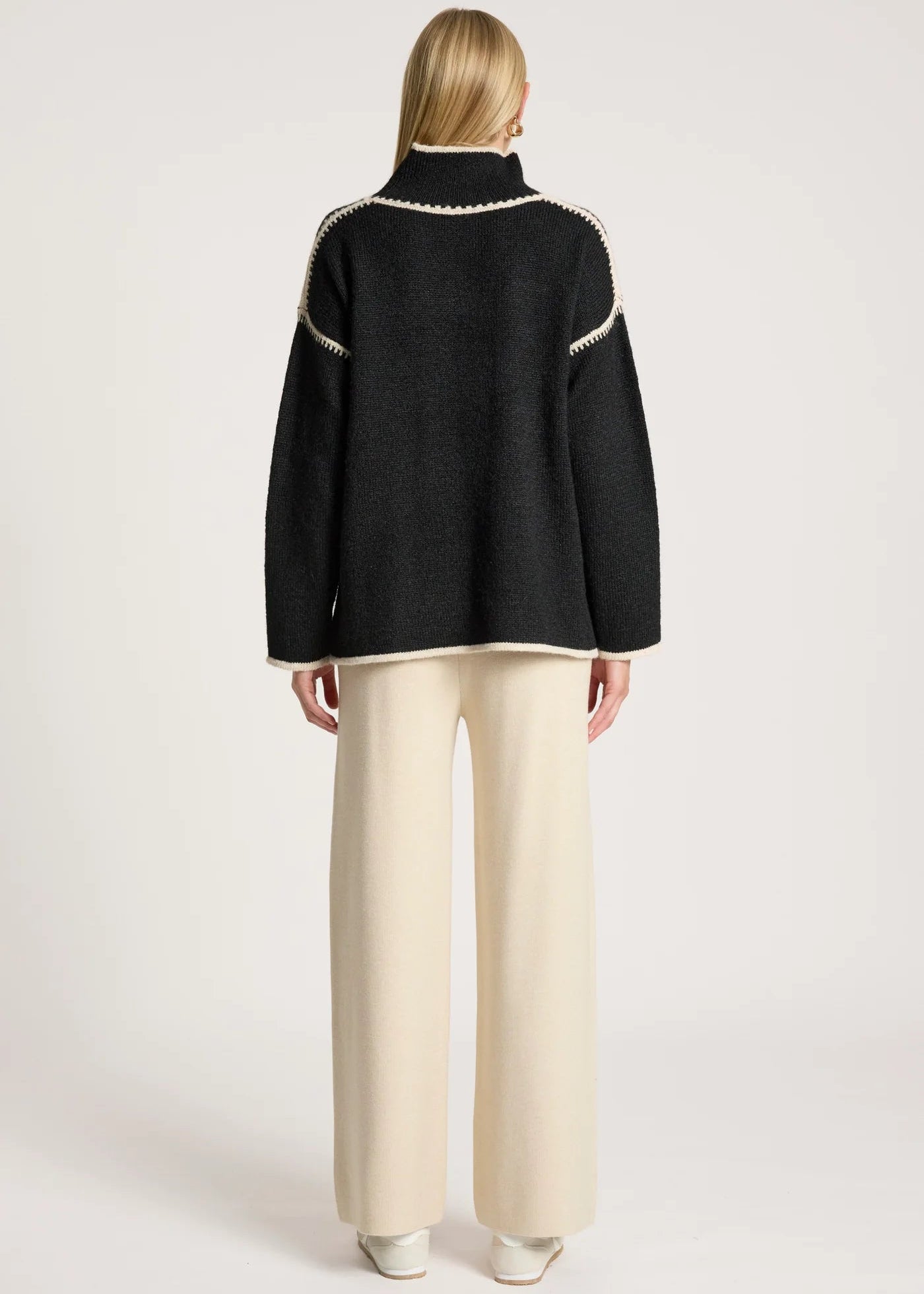 Eb & Ive Orin Jumper Black/Dune