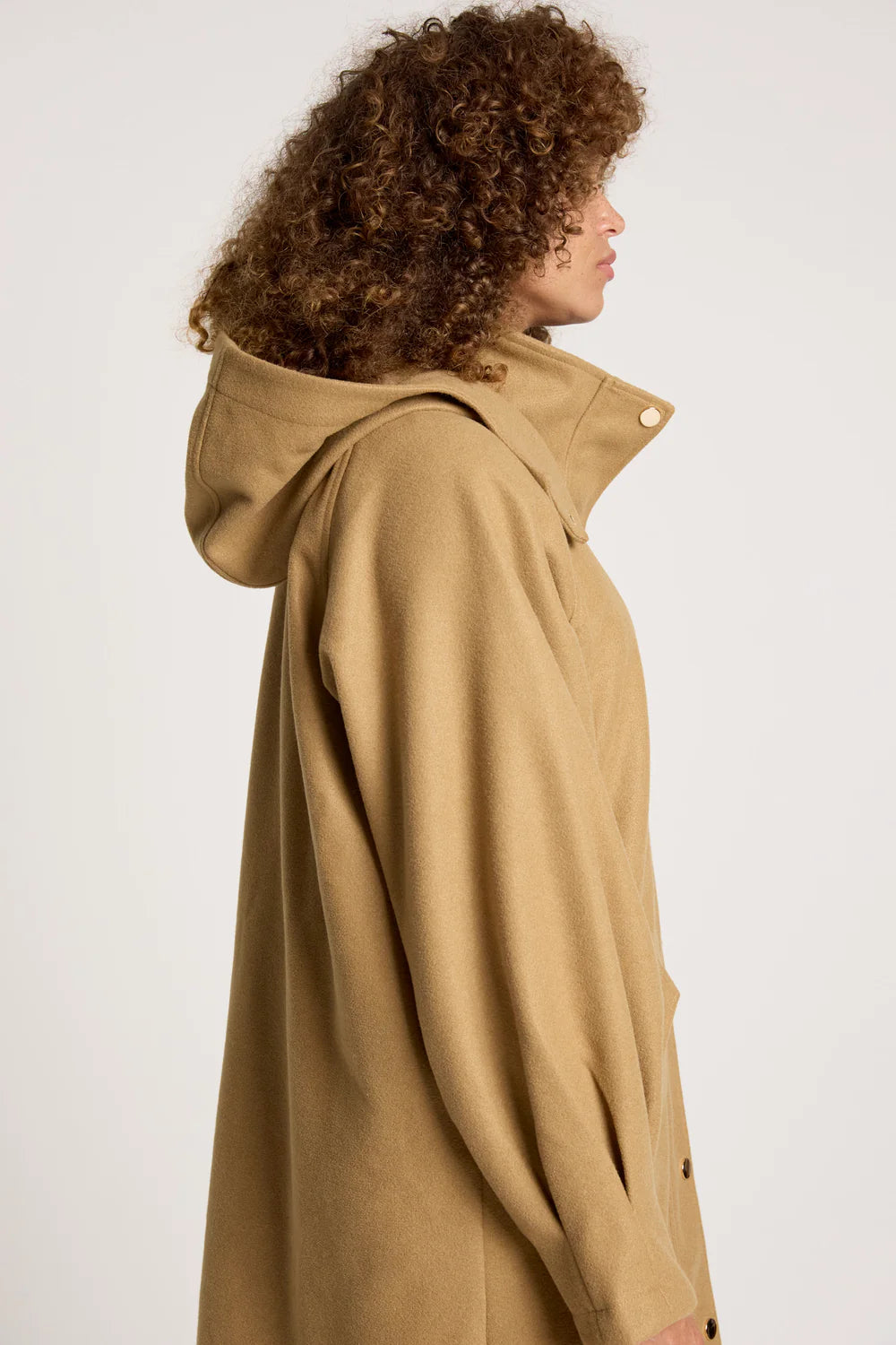 Eb & Ive Sable Hood Jacket Mocha