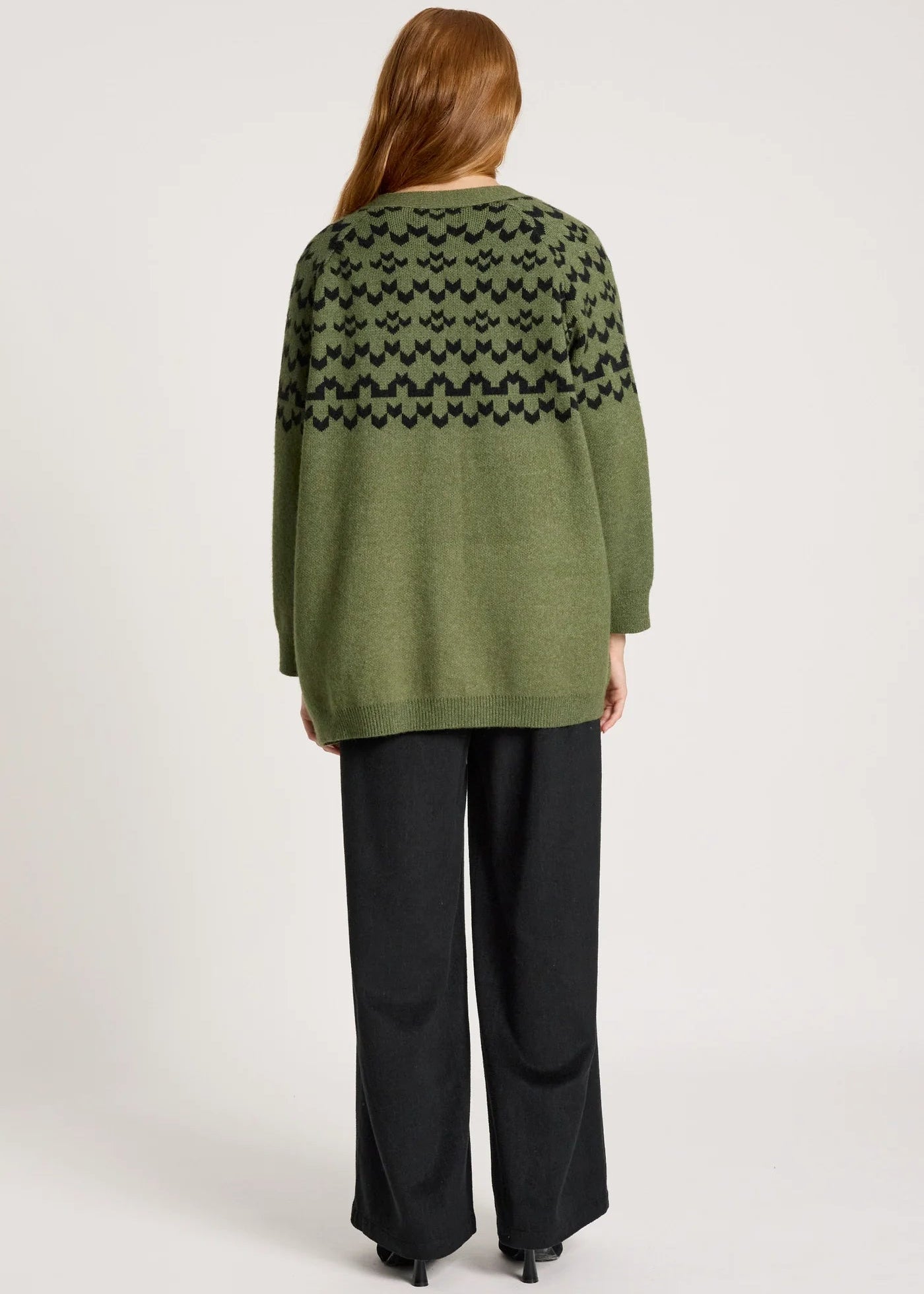 Eb & Ive Maasai Cardigan Pampas/Black