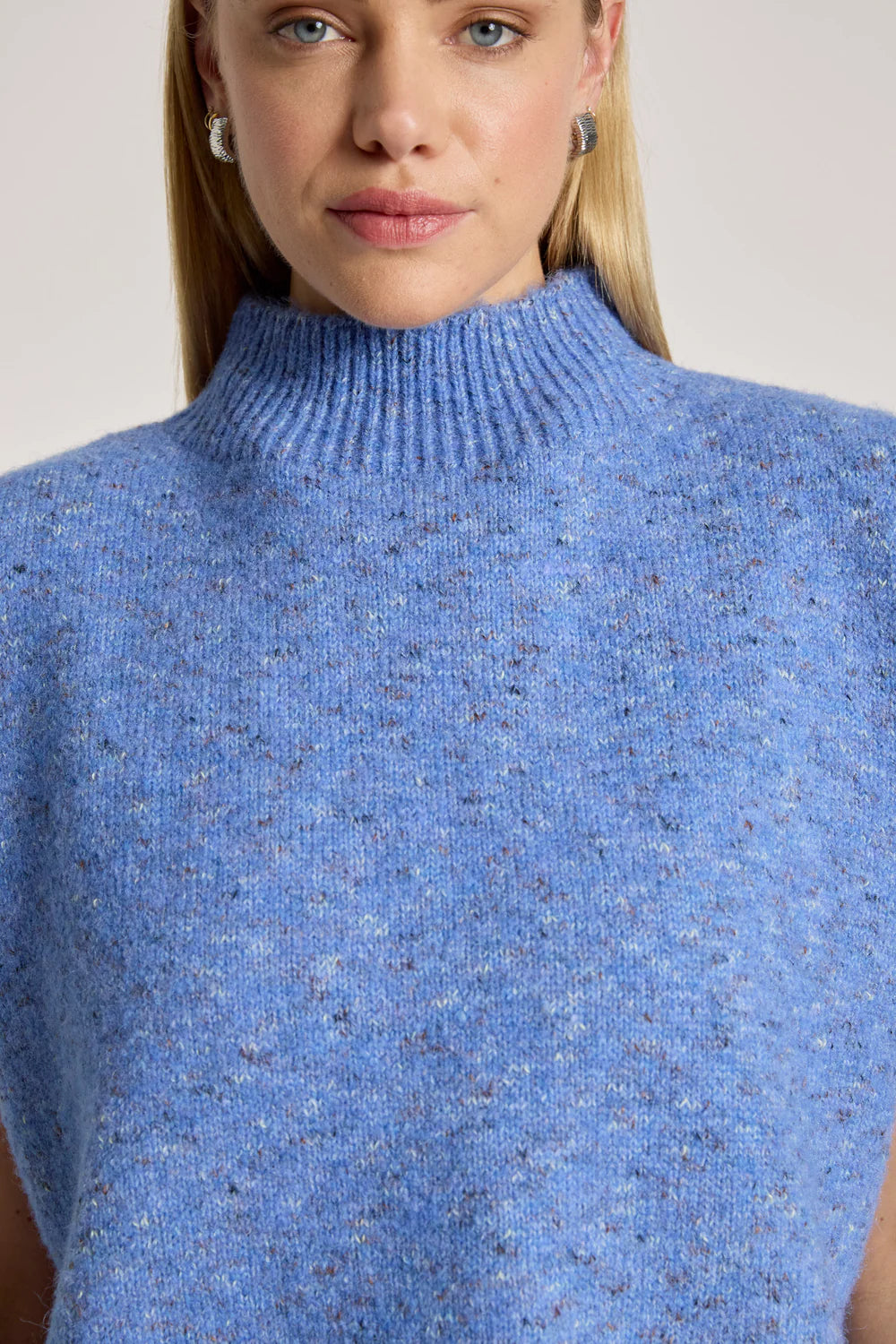 Eb & Ive Zarda Knit Vest Lake