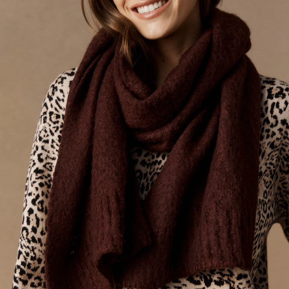 Scarf Calista Mahogany