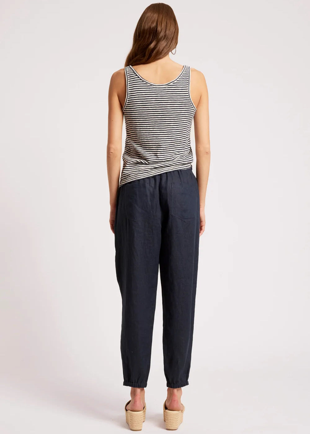 Eb & Ive Casa Tank Navy/White