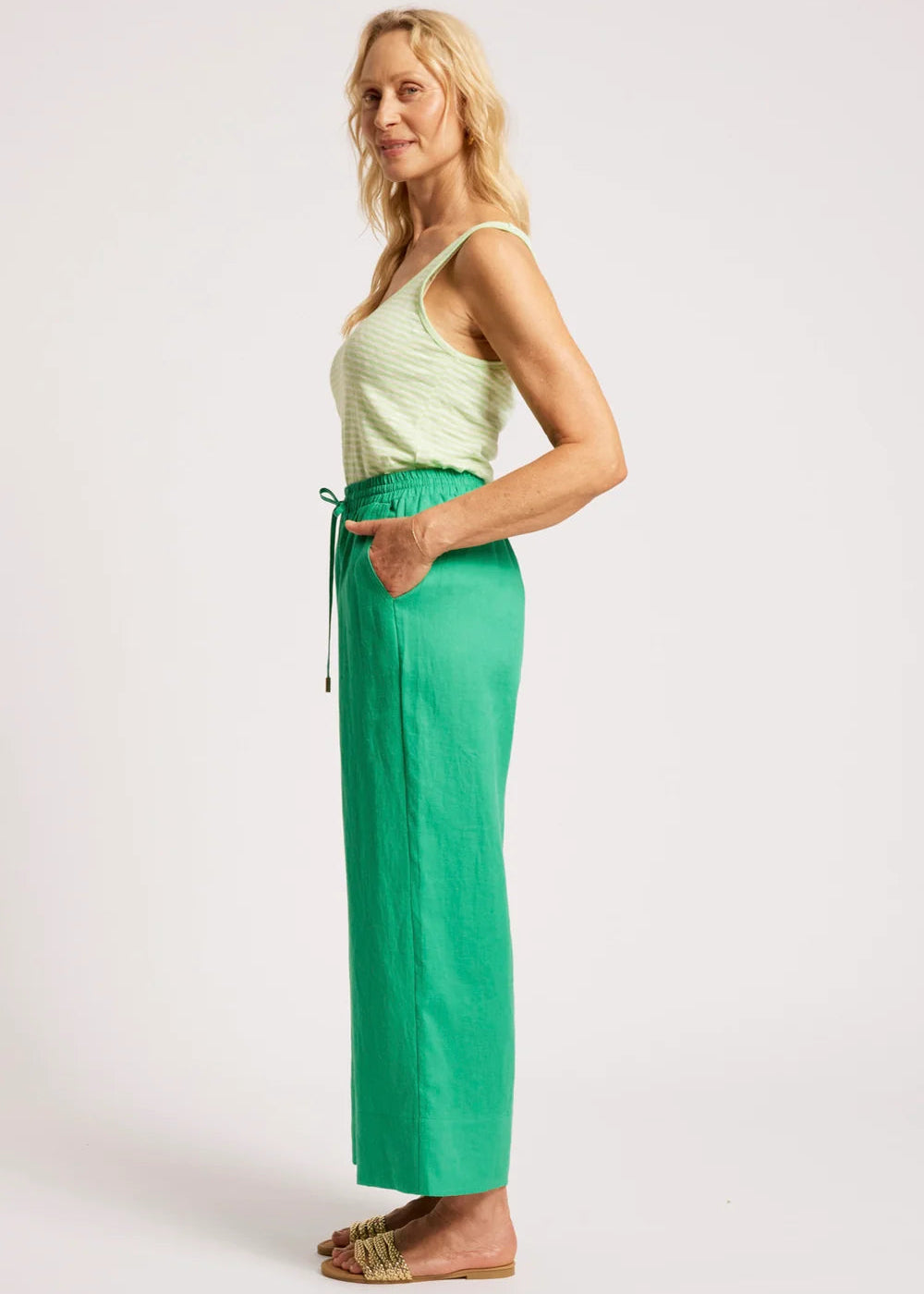 Eb & Ive Cove Pant Jade