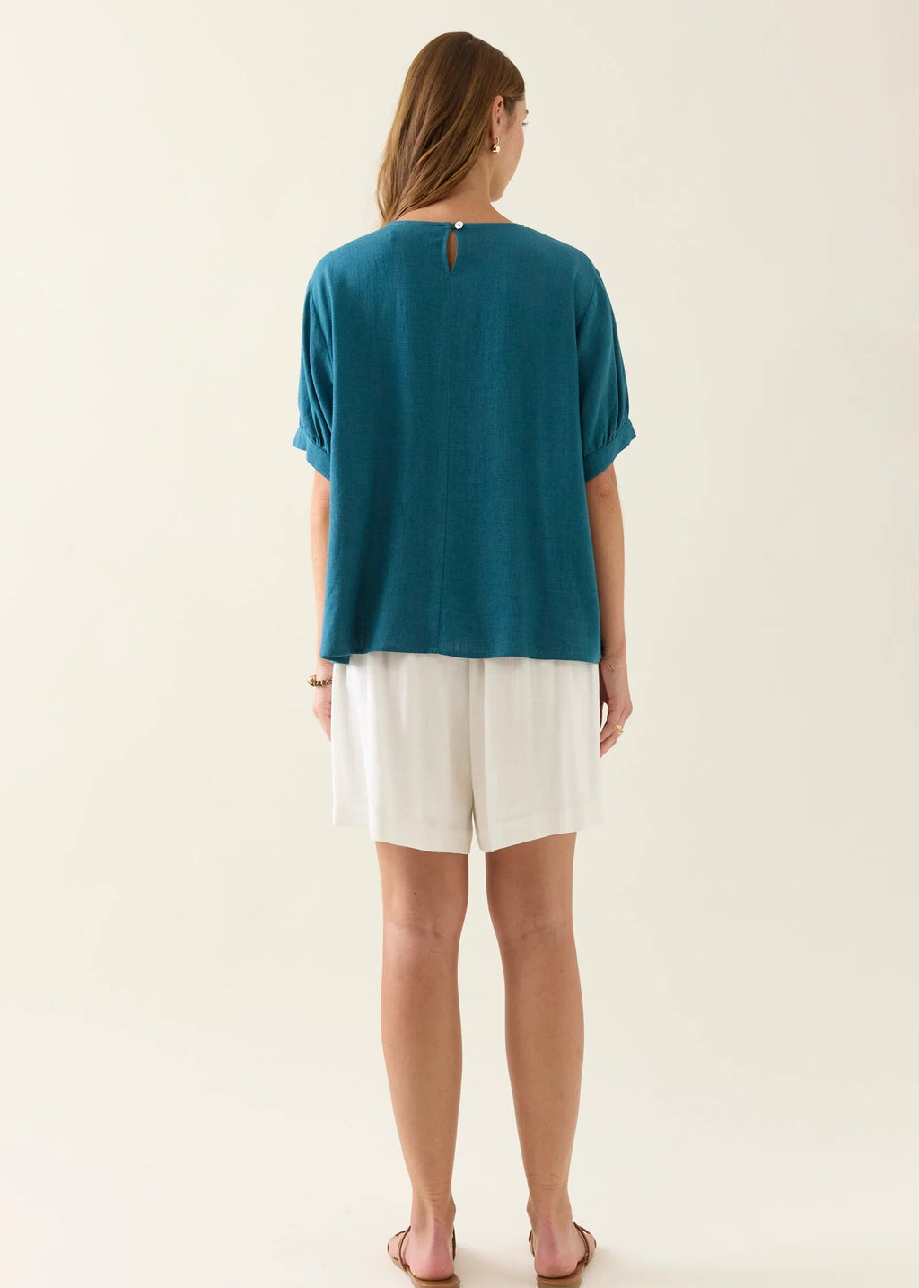 IOM Ingrid Pleat Top Baltic
