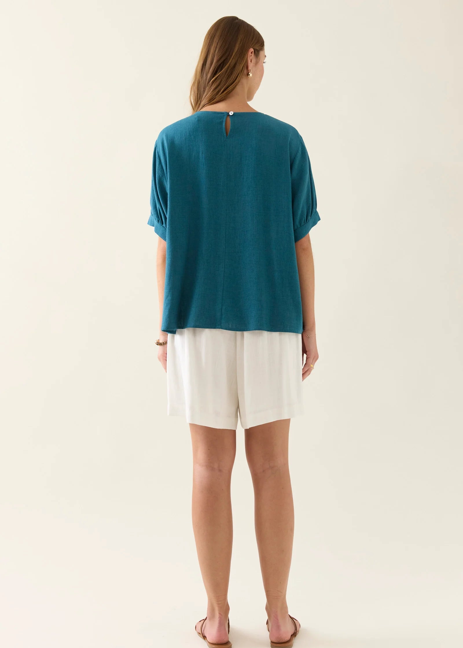 IOM Ingrid Pleat Top Baltic