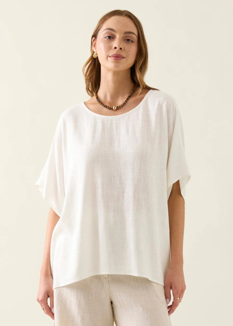 IOM Ingrid Relaxed Top Lotus