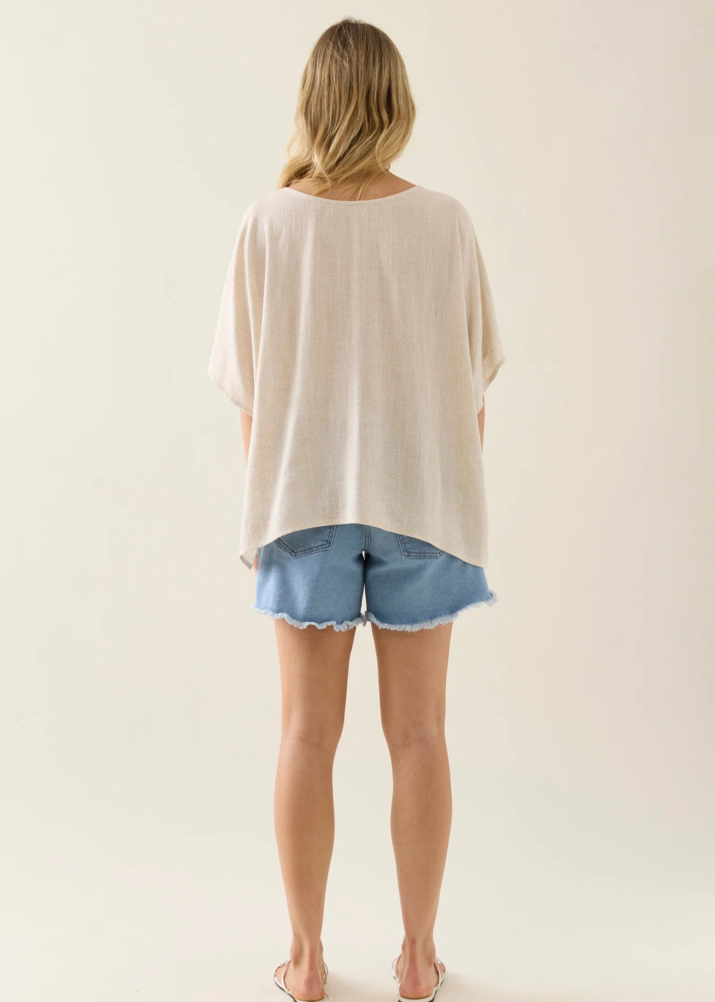IOM Ingrid Relaxed Top Canvas