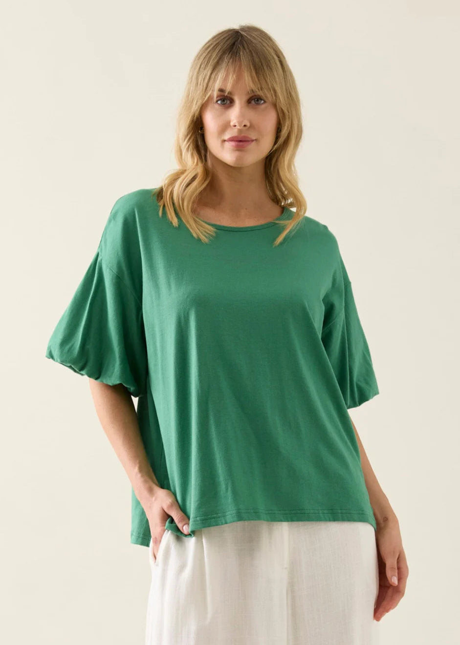 IOM Edith T Shirt Green