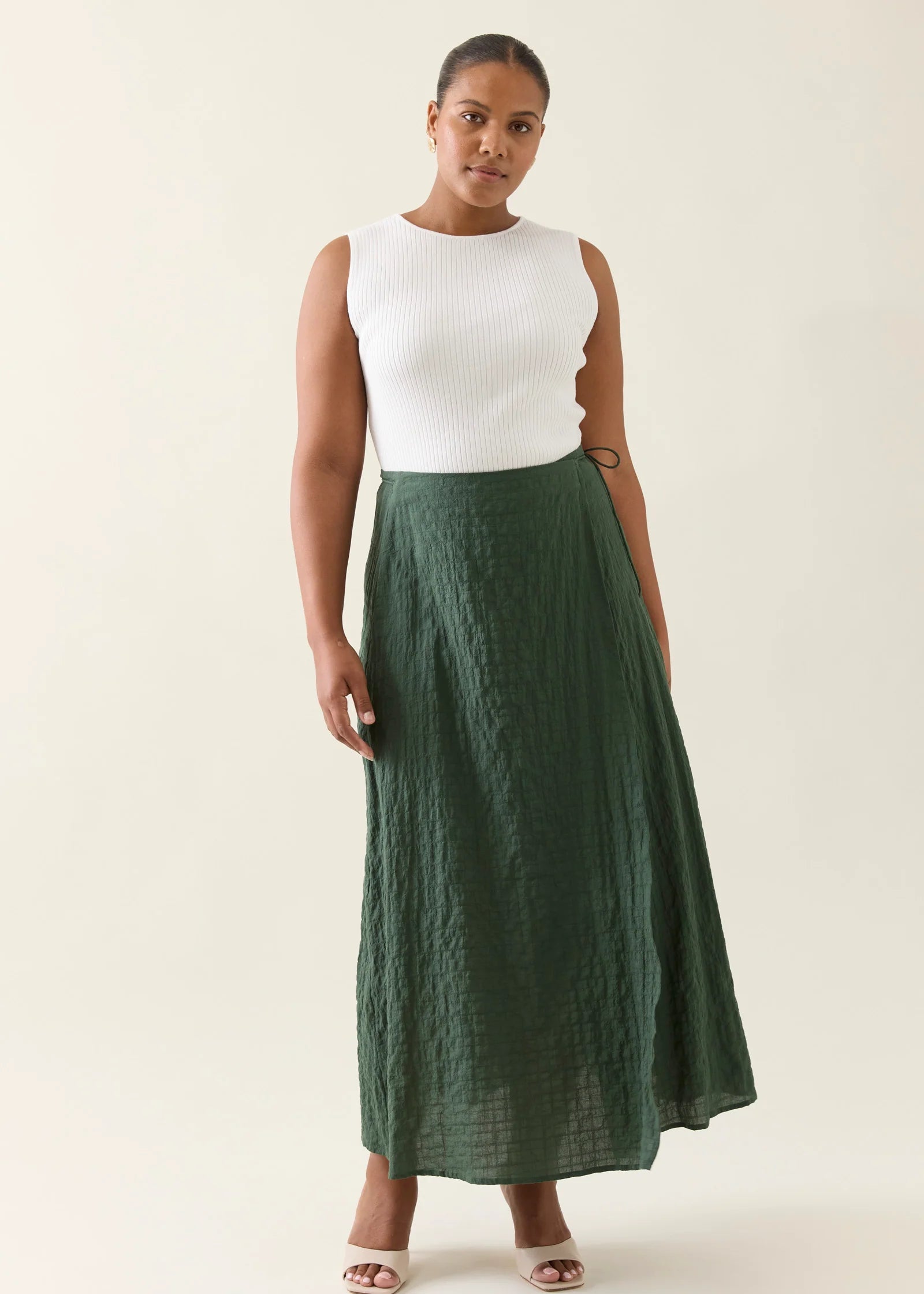 IOM Esther Wrap Skirt Myrtle