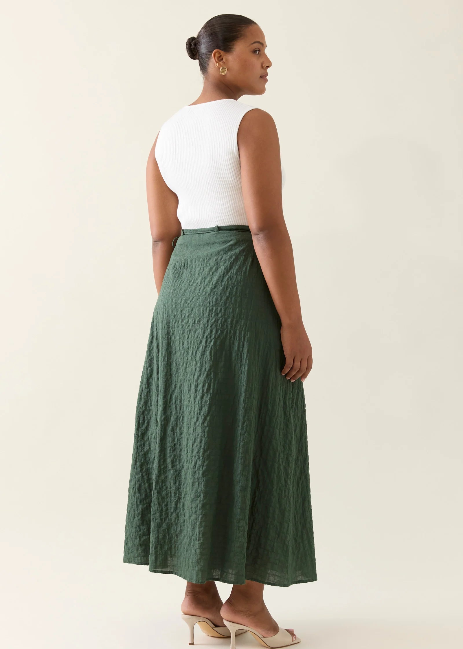 IOM Esther Wrap Skirt Myrtle