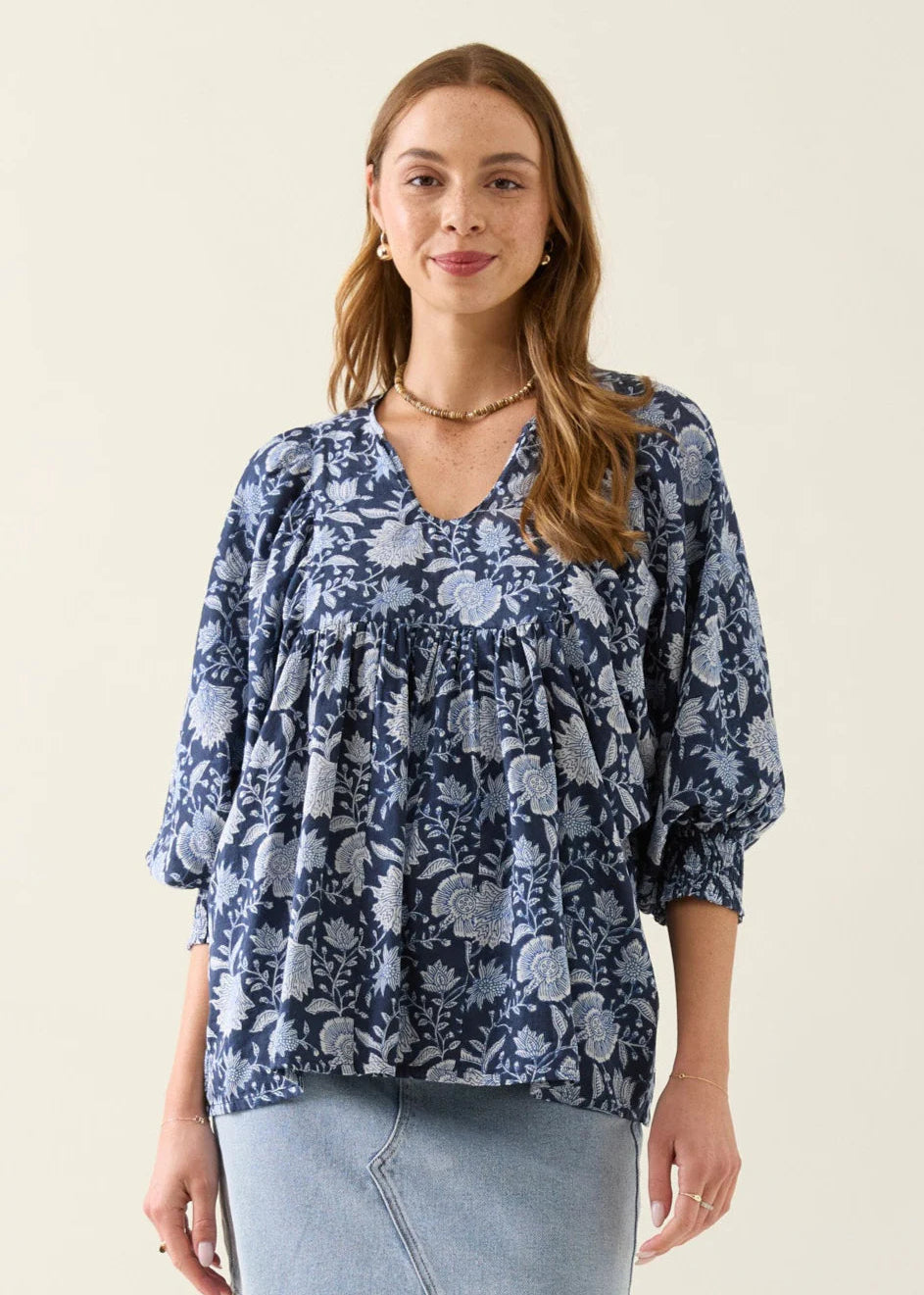 IOM Wilma Top Navy