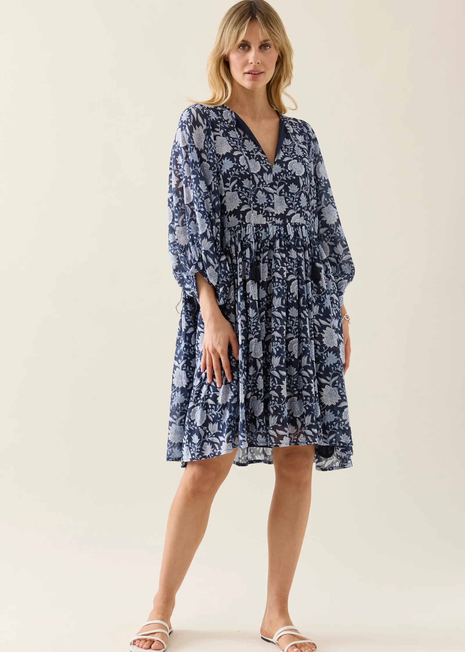 IOM Wilma Dress Navy
