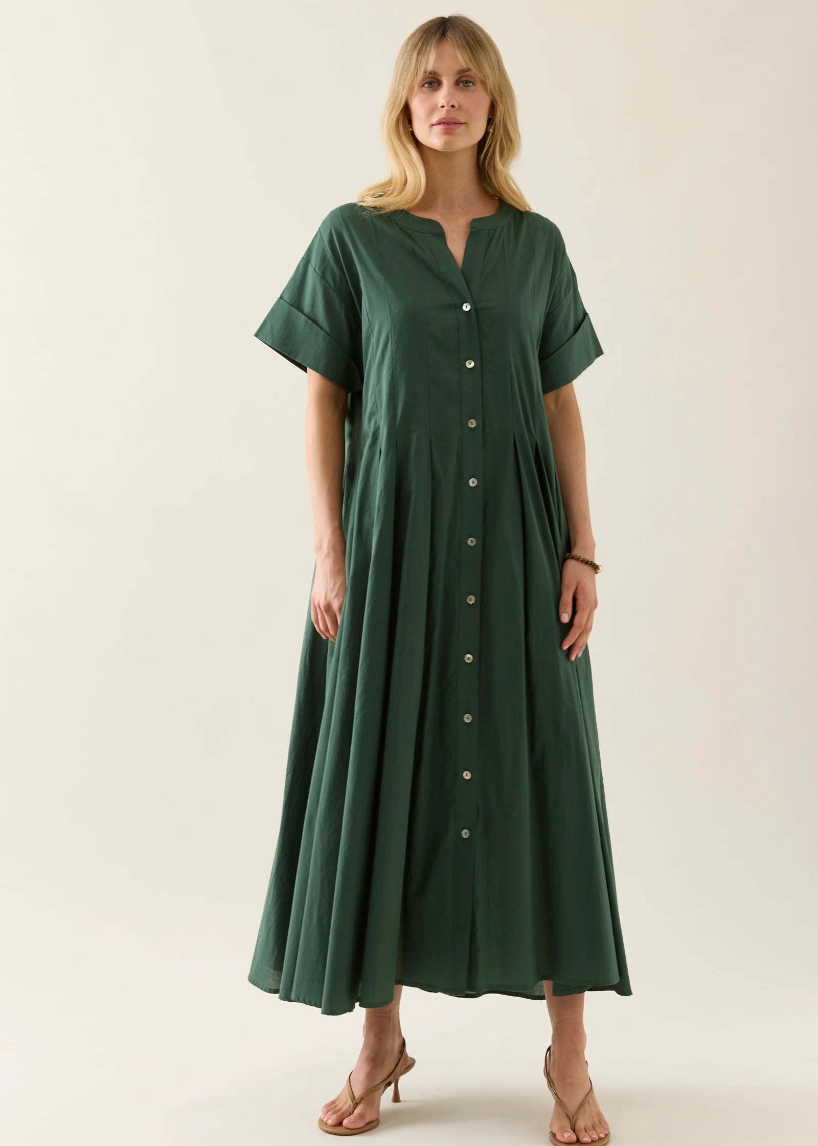 IOM Aurora Pleat Maxi Myrtle