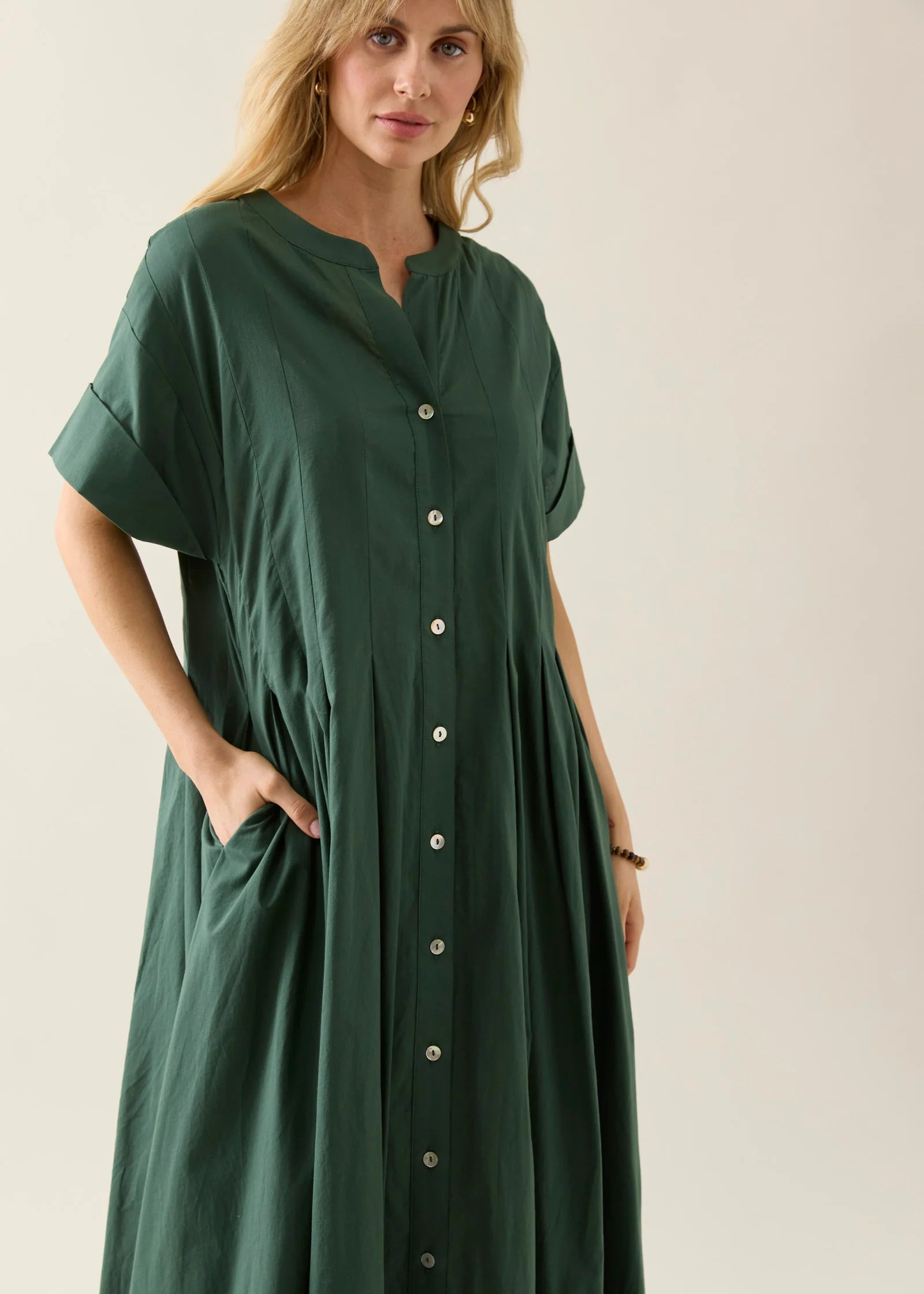 IOM Aurora Pleat Maxi Myrtle
