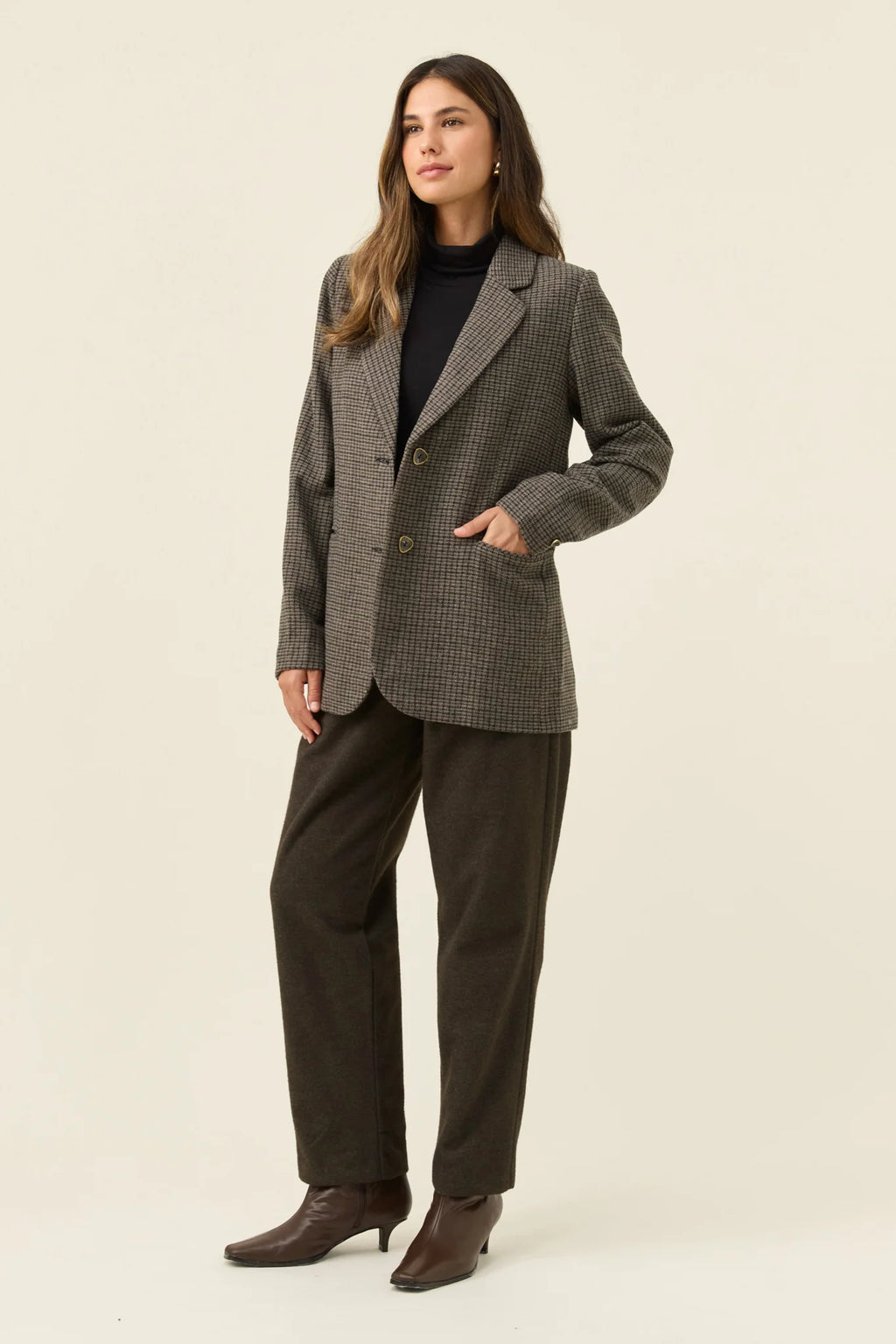 IOM Cassidy Blazer Charcoal