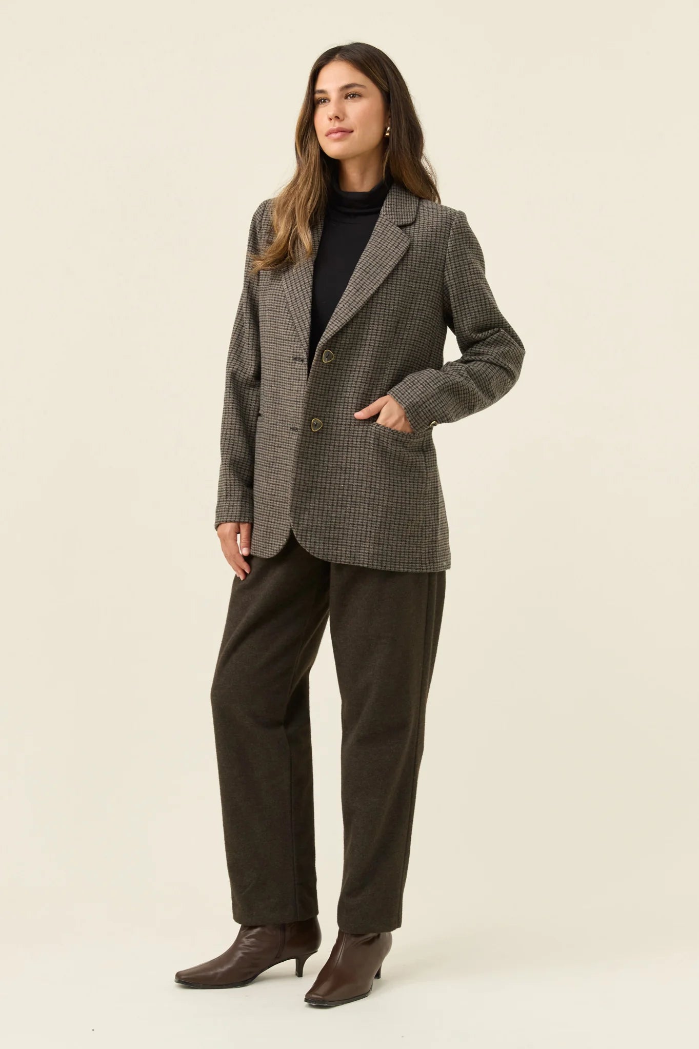 IOM Cassidy Blazer Charcoal