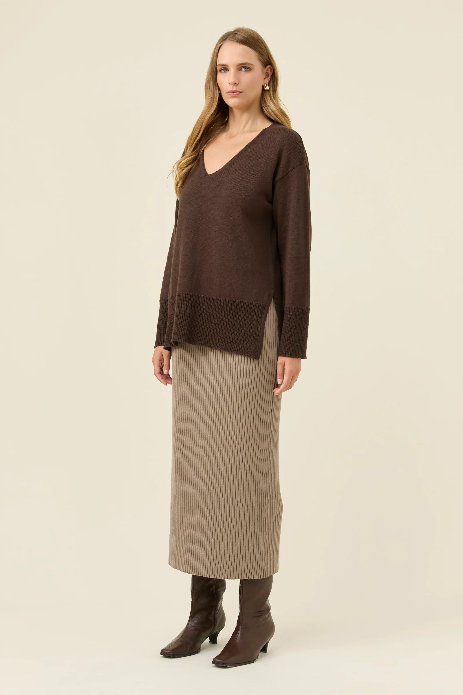 IOM Darby Jumper Chocolate