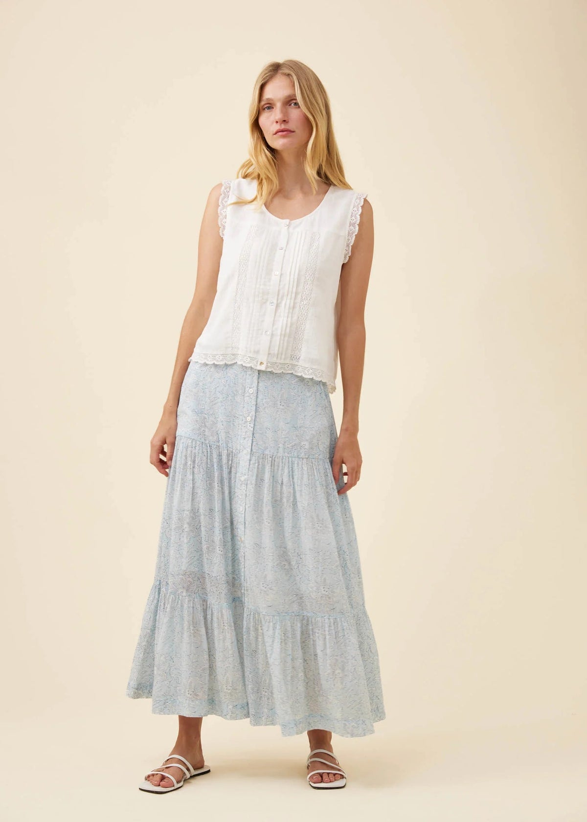 IOM Frances Tank White