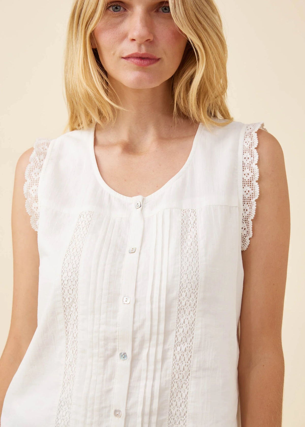 IOM Frances Tank White