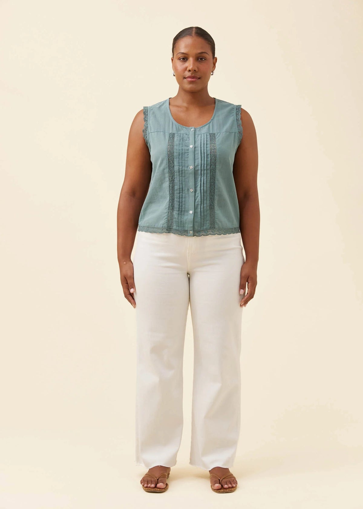 IOM Frances Tank Teal
