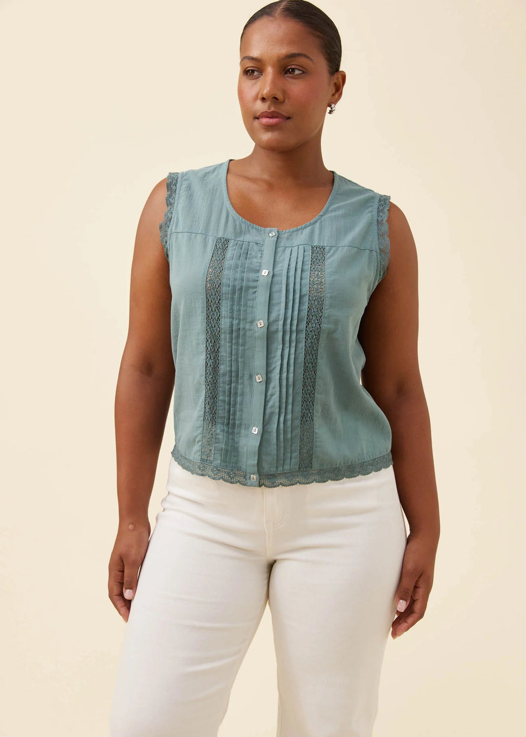 IOM Frances Tank Teal
