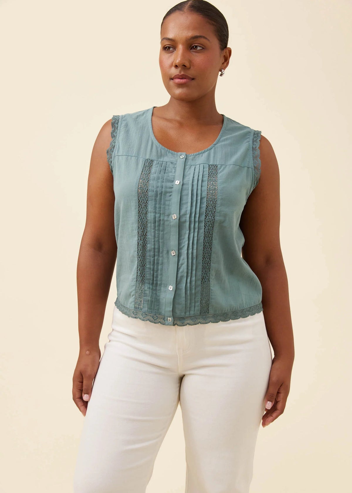 IOM Frances Tank Teal