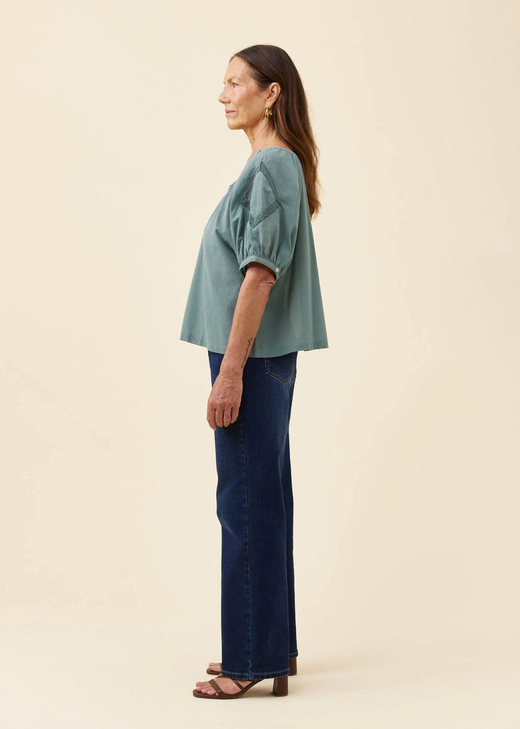 IOM Frances Top Teal