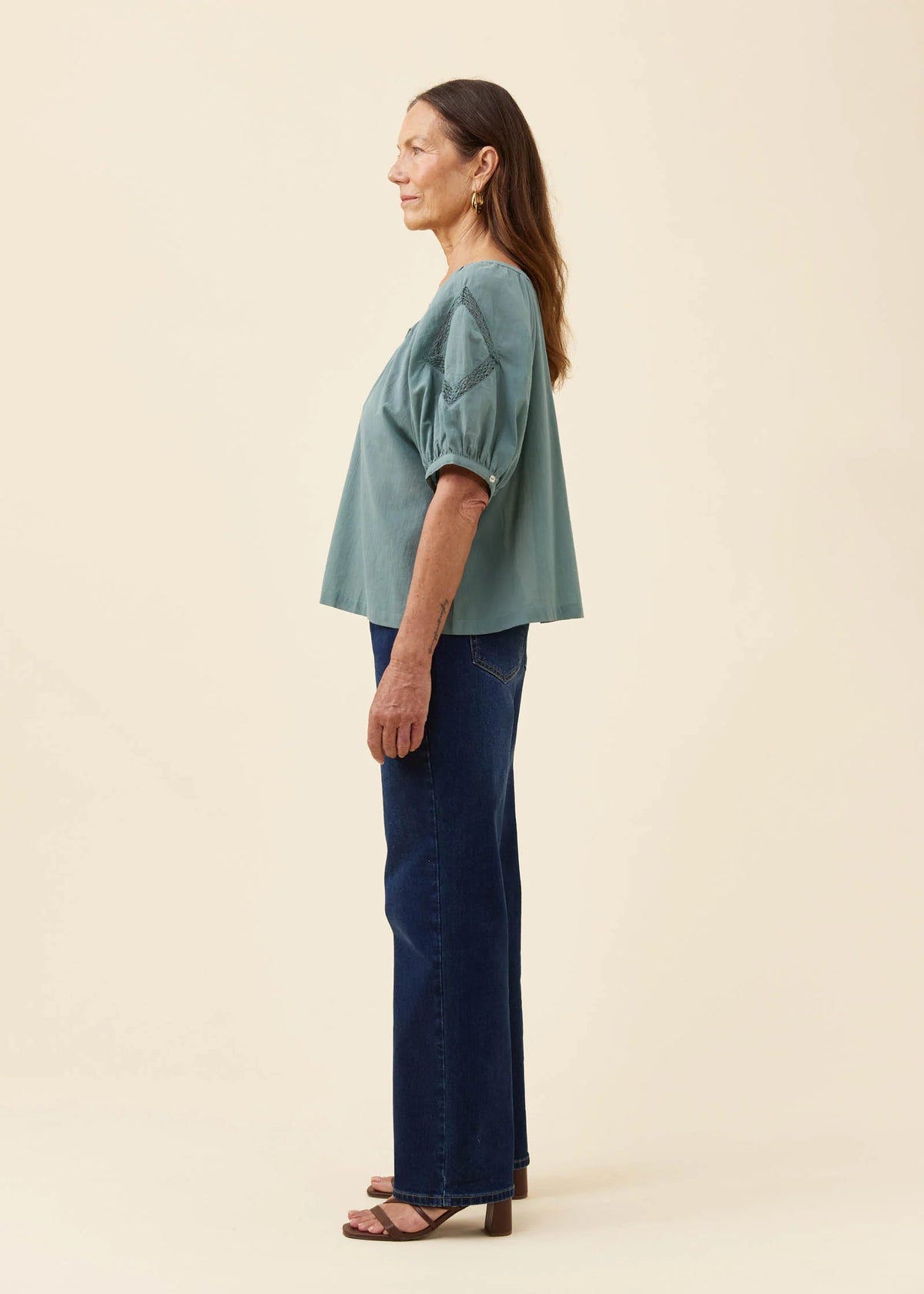 IOM Frances Top Teal