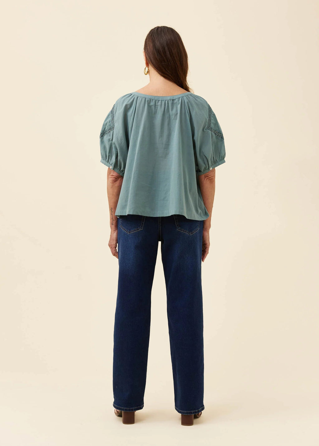 IOM Frances Top Teal