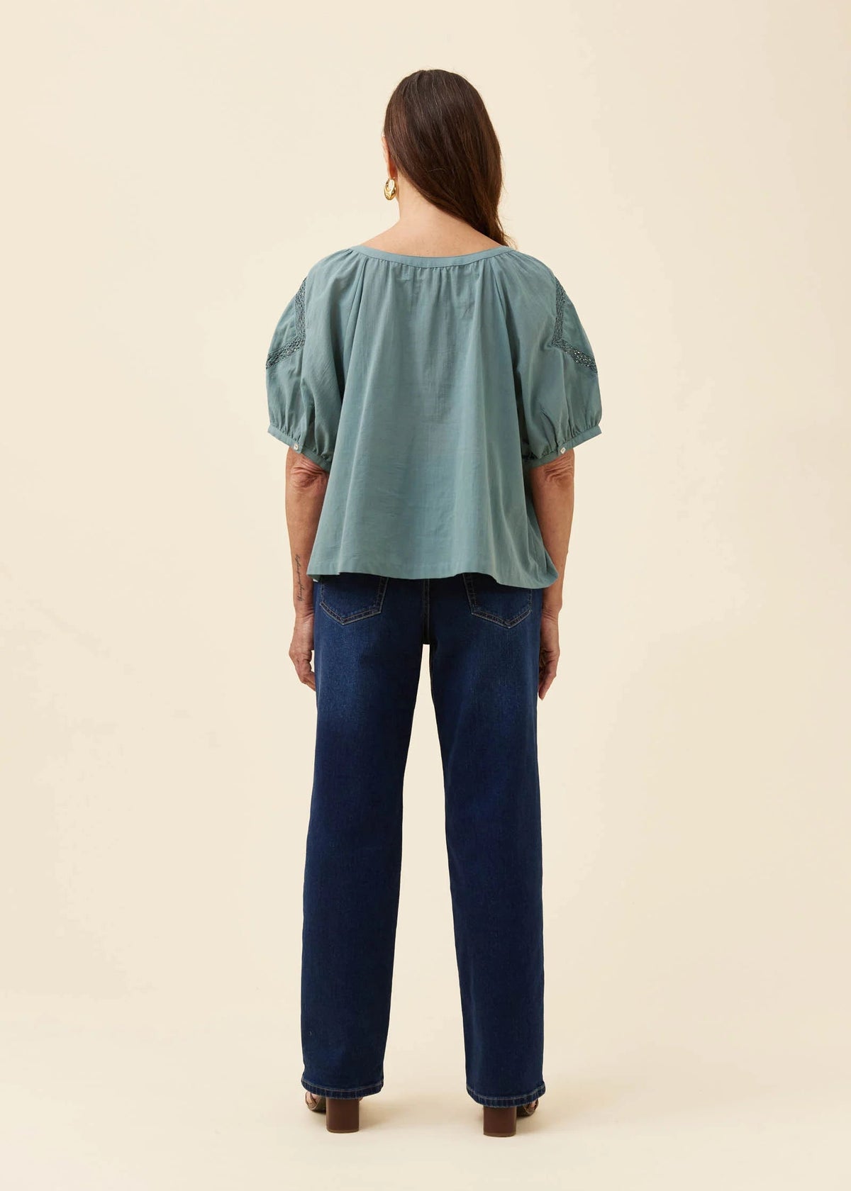 IOM Frances Top Teal