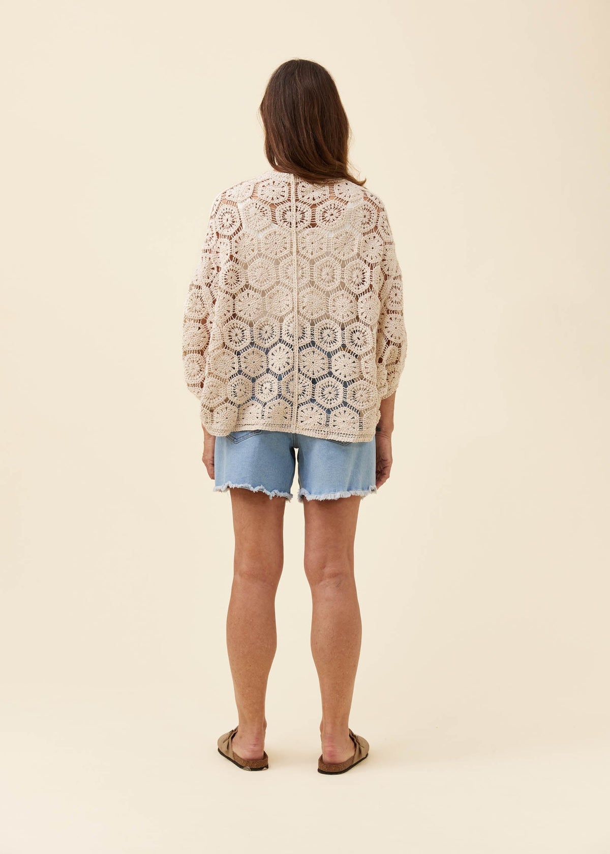 IOM Maggie Crotchet Cape Canvas