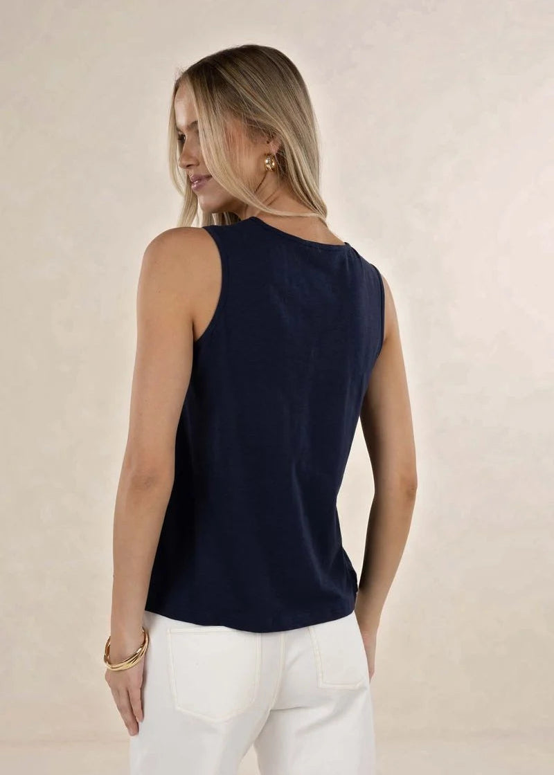 Humidity Kaia V Top Navy