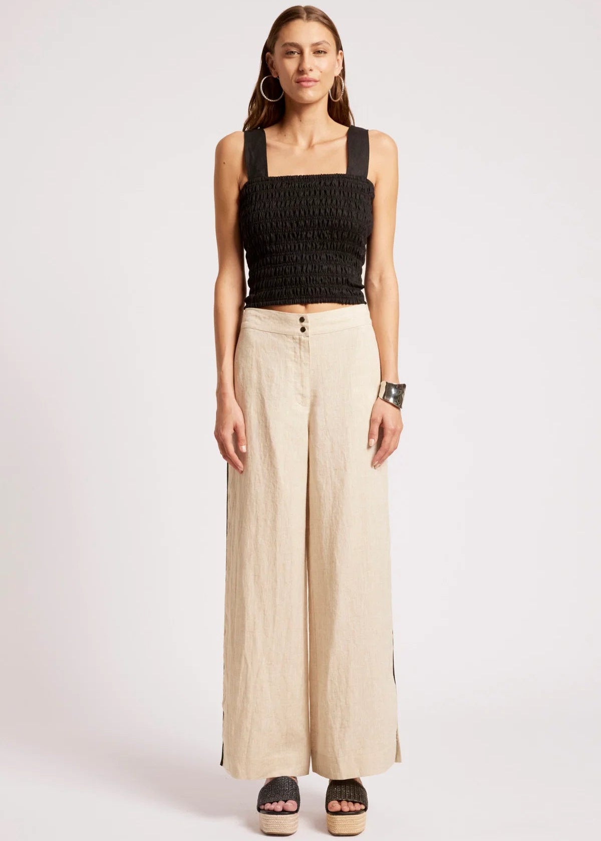 Eb & Ive Maris Pant Tusk/Black