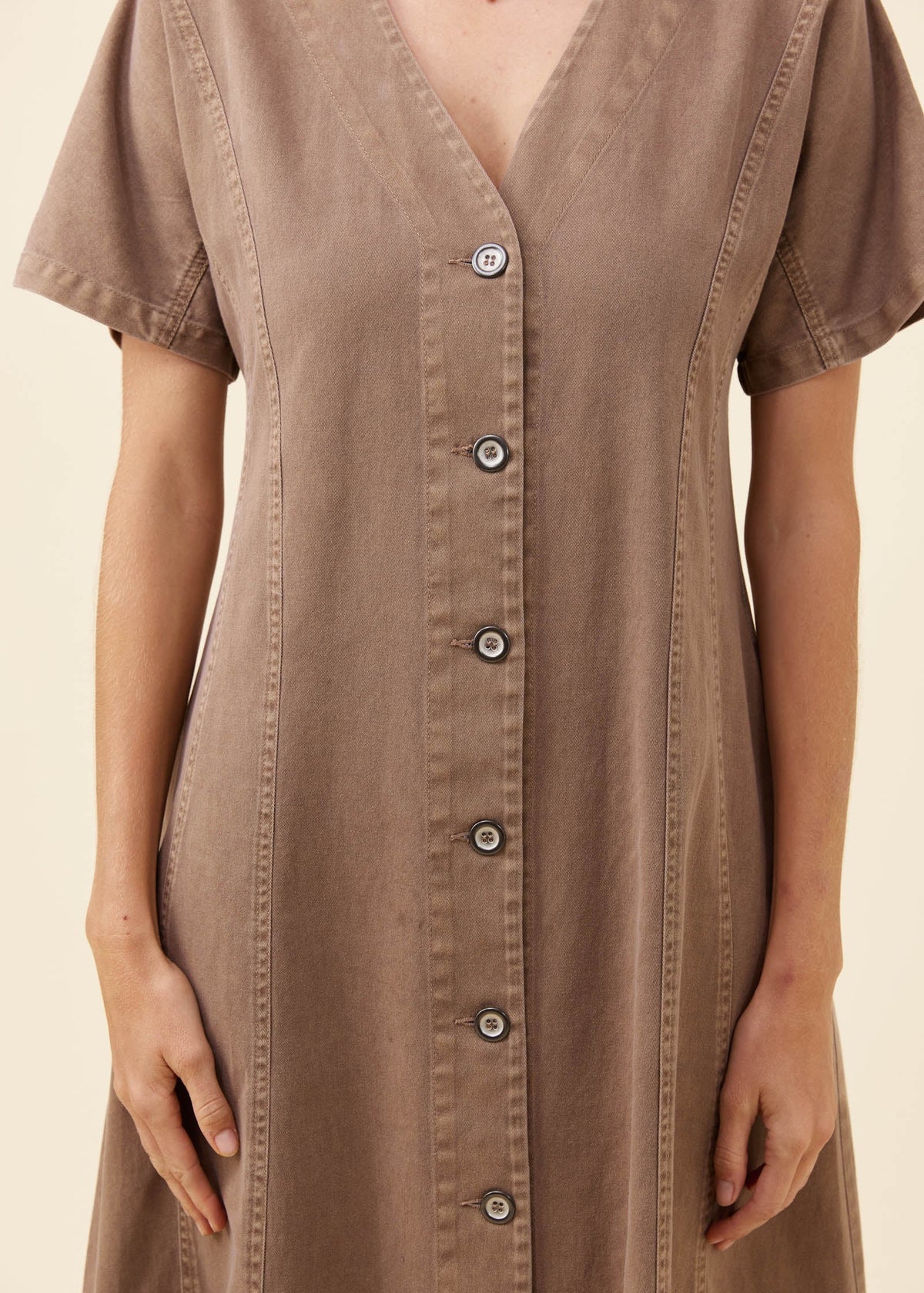 IOM Preston Maxi Dress Taupe