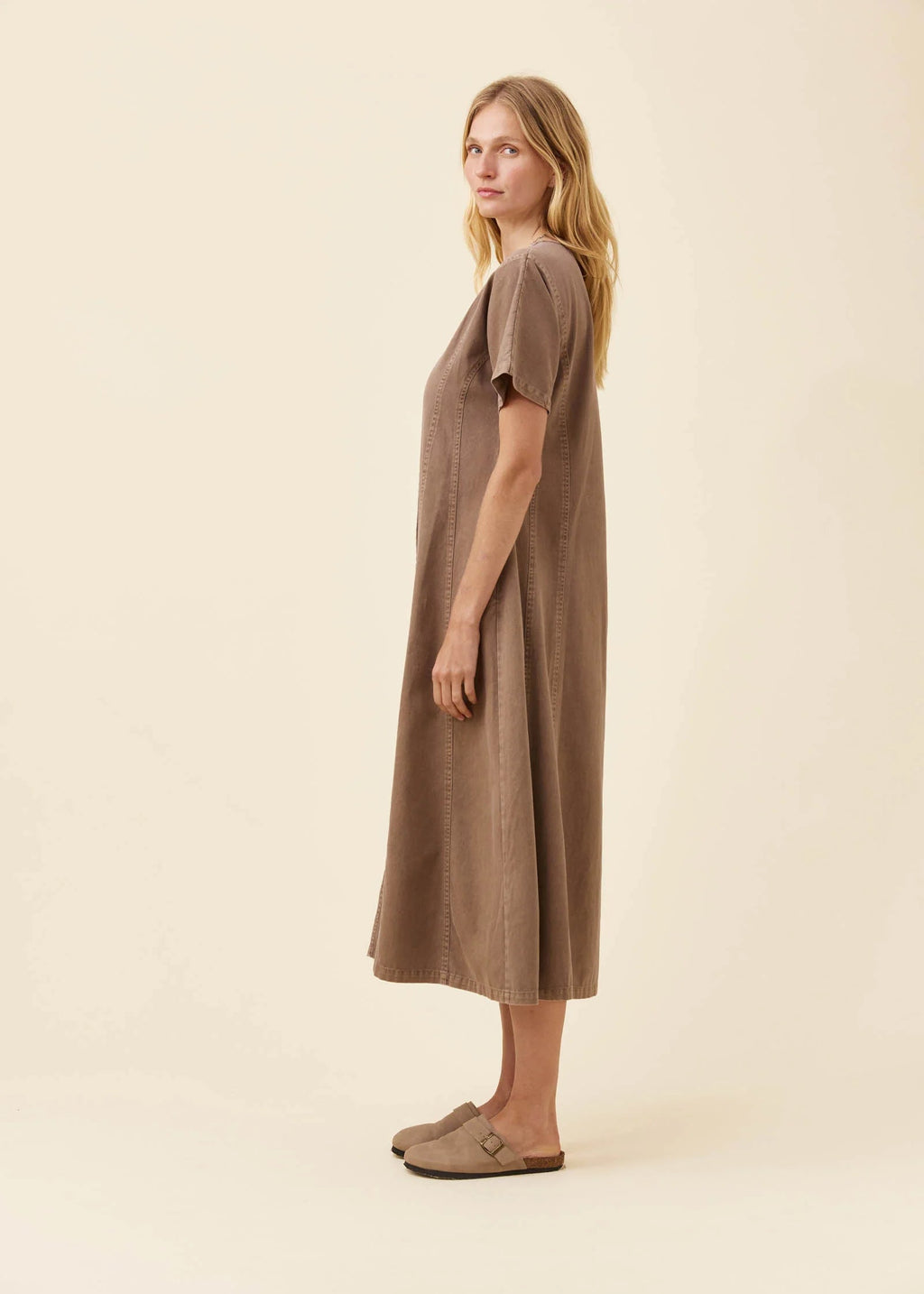 IOM Preston Maxi Dress Taupe
