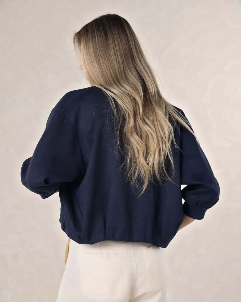 Humidity Arden Bomber Jacket Navy