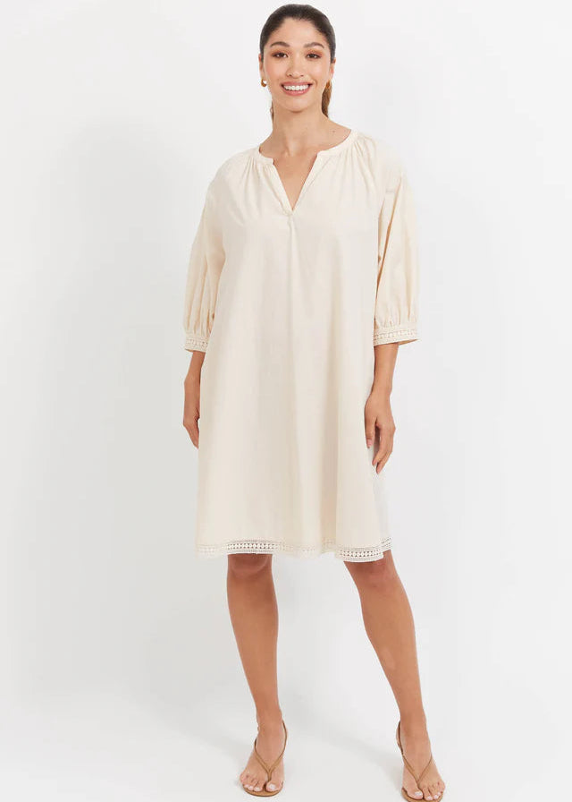 Haven Santos Dress Bisque