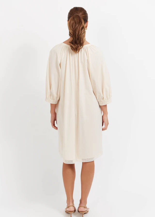 Haven Santos Dress Bisque