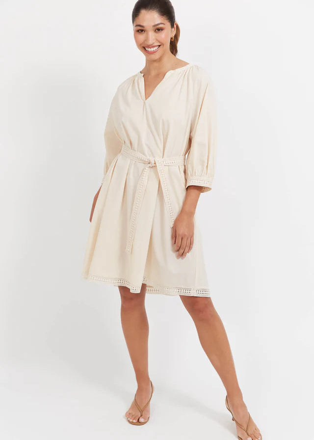 Haven Santos Dress Bisque