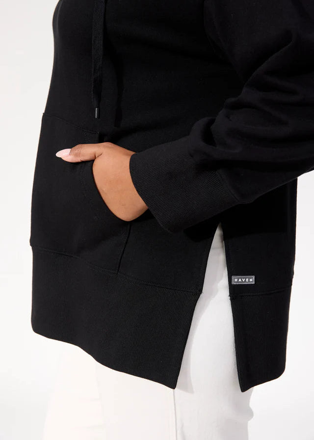 Haven Boston Sweat Hoodie Black