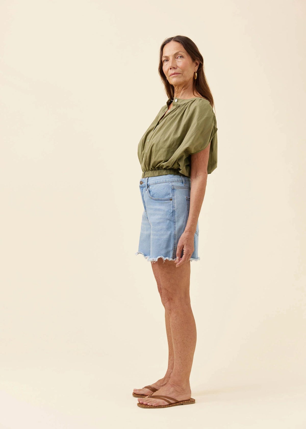 IOM Rosa Reversible Top Sage