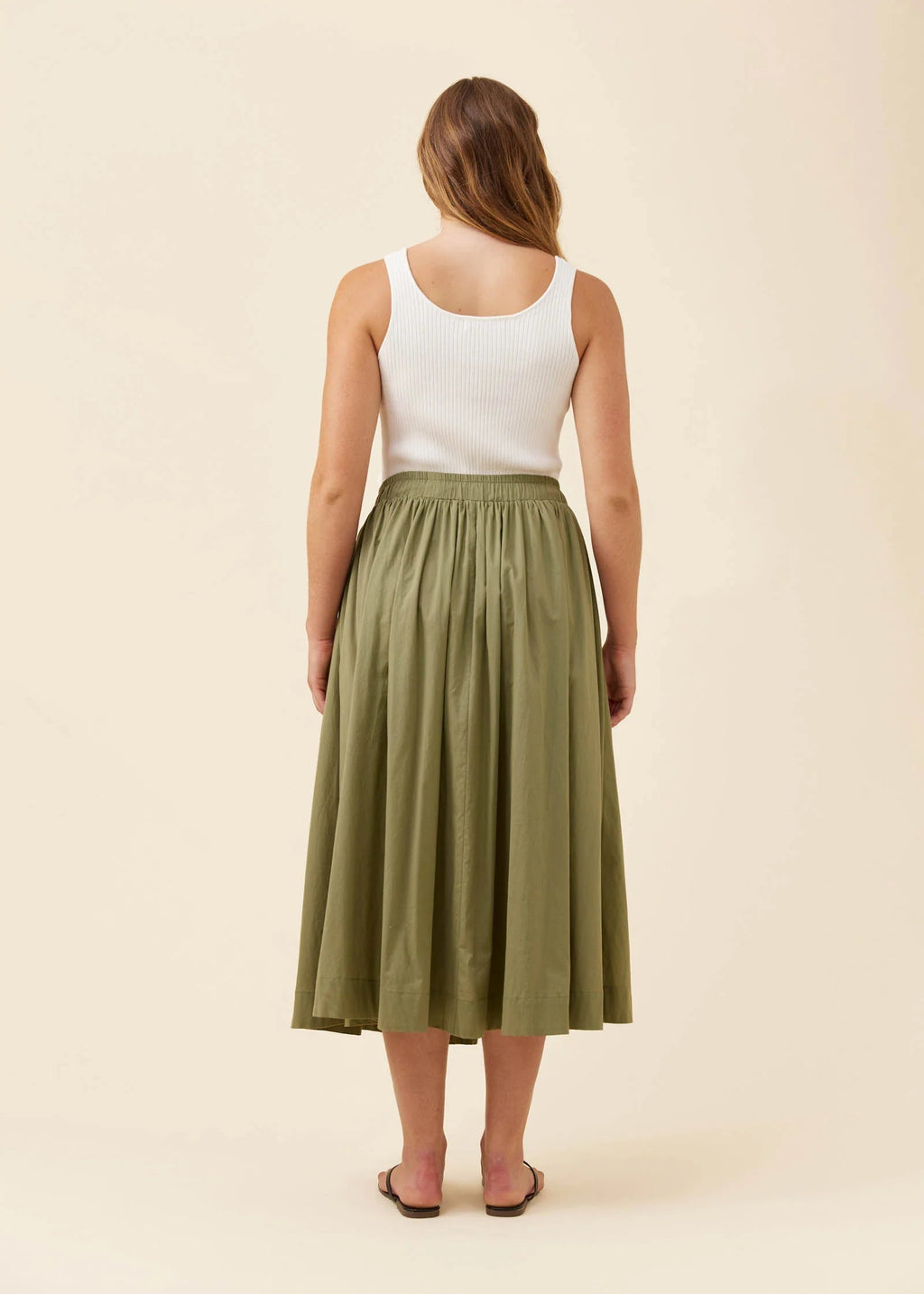 IOM Rosa Maxi Skirt Sage