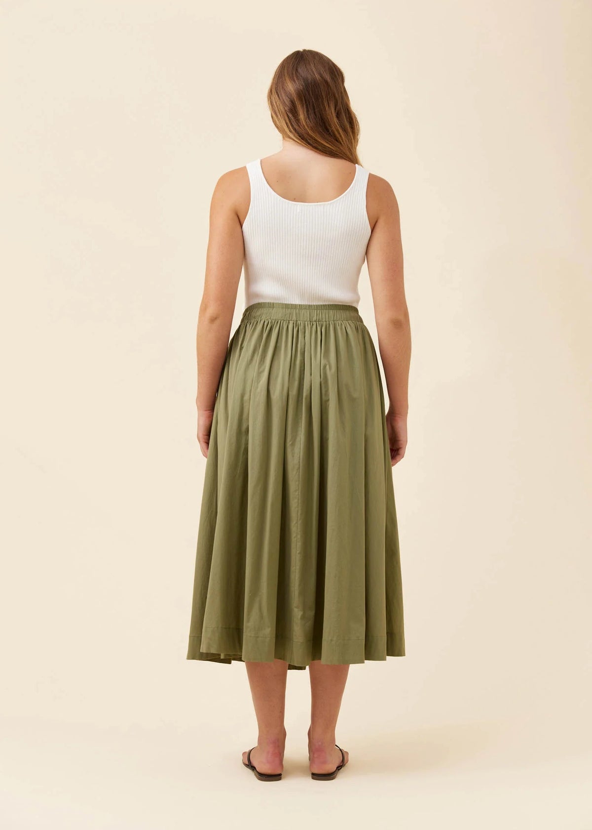 IOM Rosa Maxi Skirt Sage