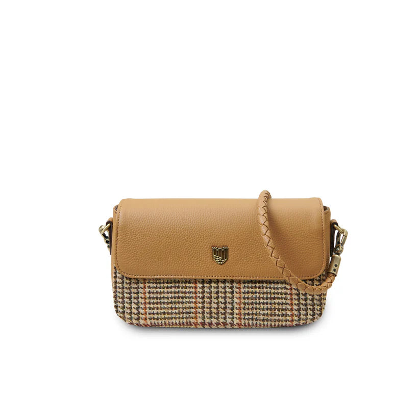 Islander Caithness Clutch Beige Dogtooth