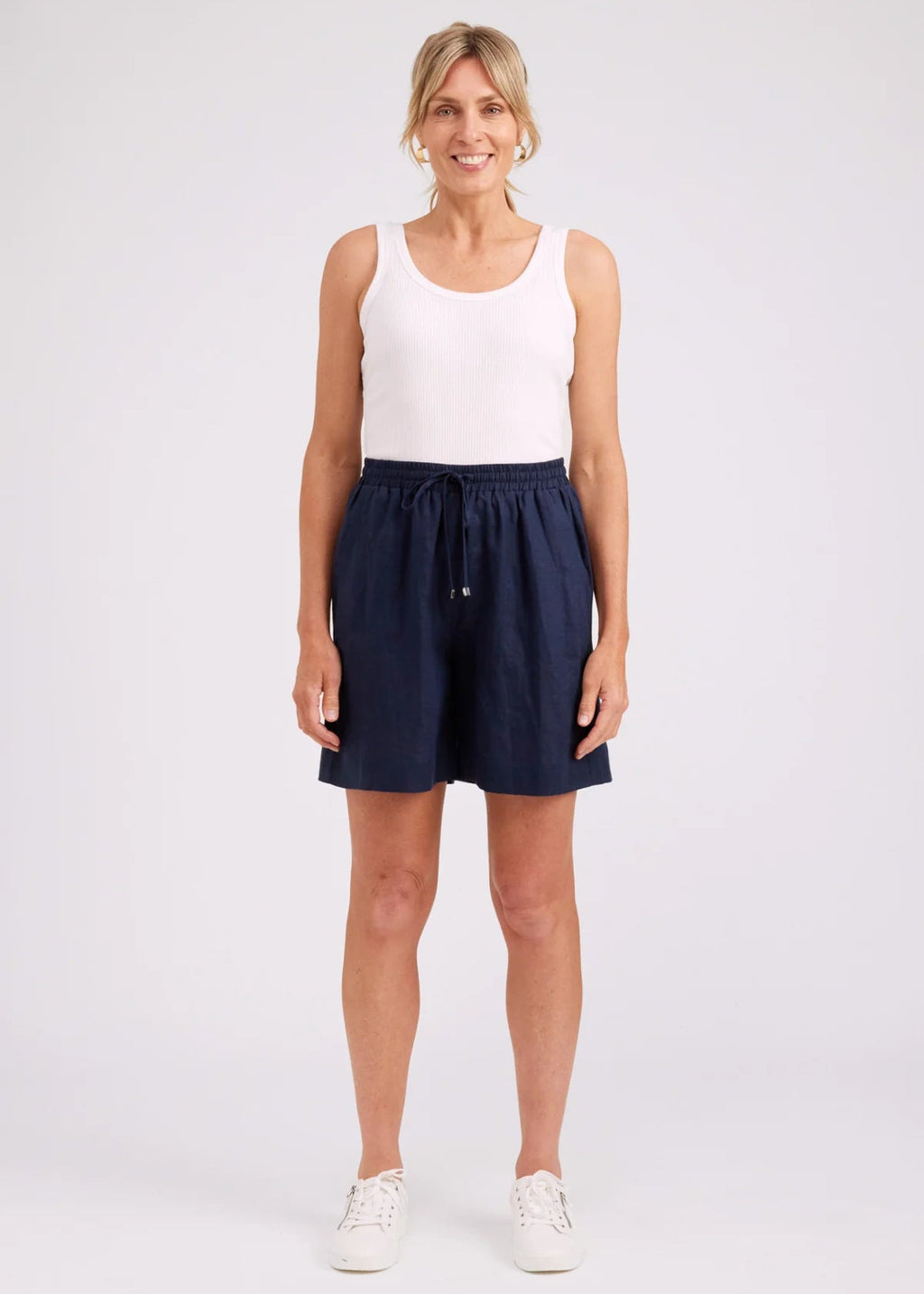 Eb & Ive Bermuda Short Navy