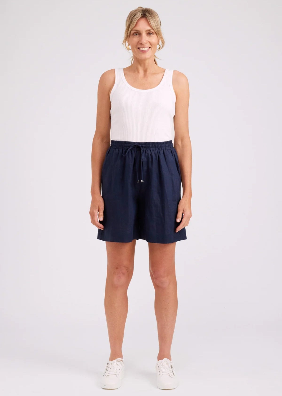 Eb & Ive Bermuda Short Navy