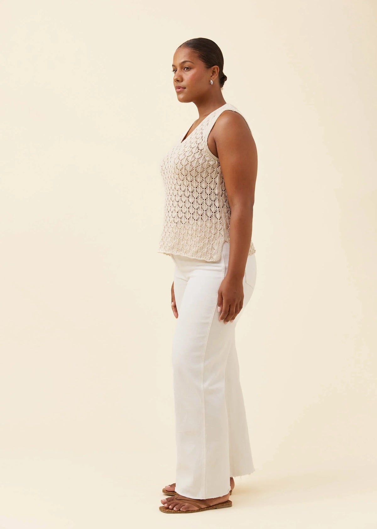 IOM Mia Knit Top Canvas