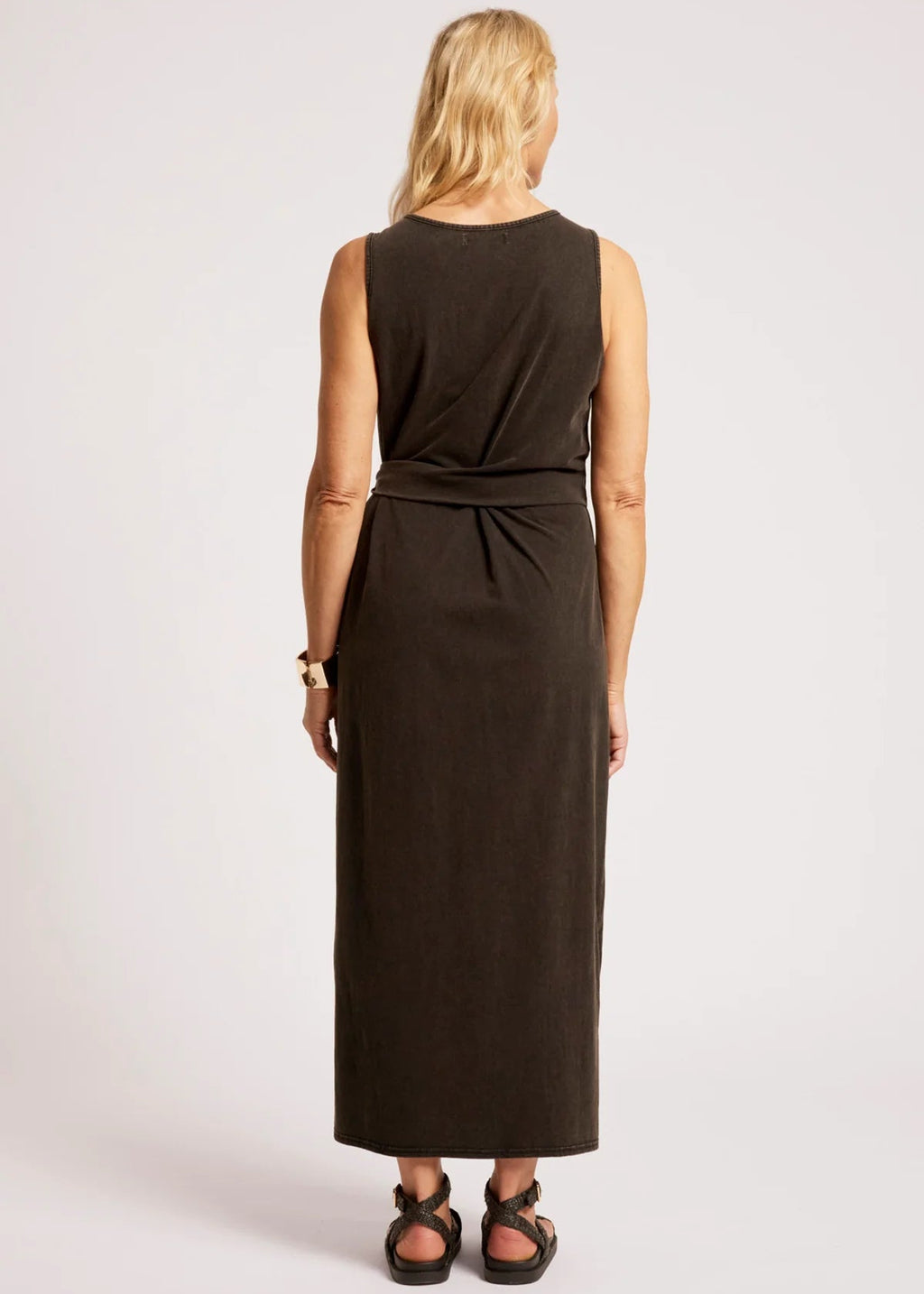 Eb & Ive Caldera Wrap Dress Black