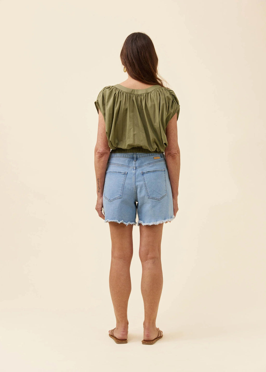 IOM Rosa Reversible Top Sage